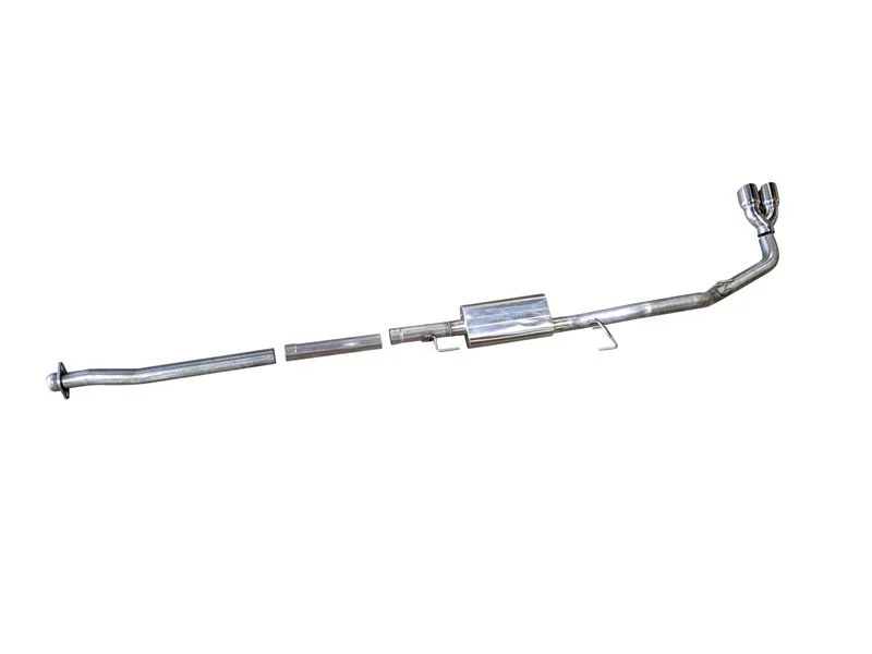MRT Deep and Mellow Single Exhaust System with Polished Tips; Side Exit (21-26 3.5L EcoBoost F-150)