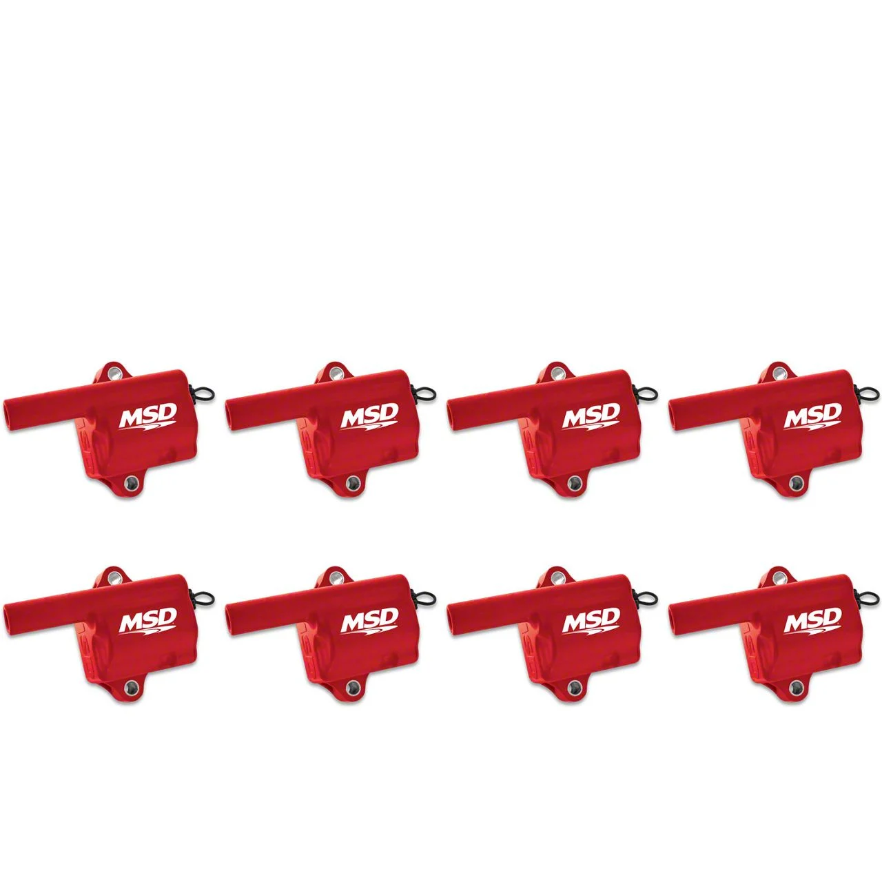 MSD Pro Power Series Ignition Coils; Red (03-06 6.0L Sierra 1500)