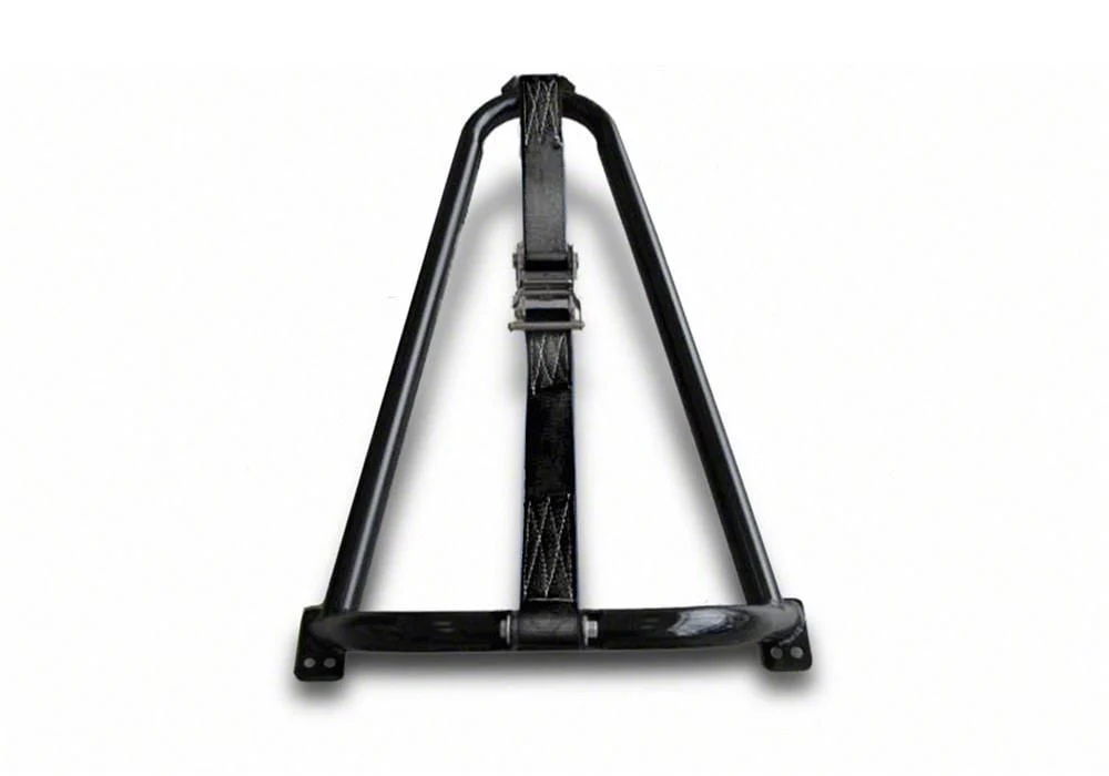 N-Fab Bed Mounted Tire Carrier; Gloss Black (Universal; Some Adaptation May Be Required)