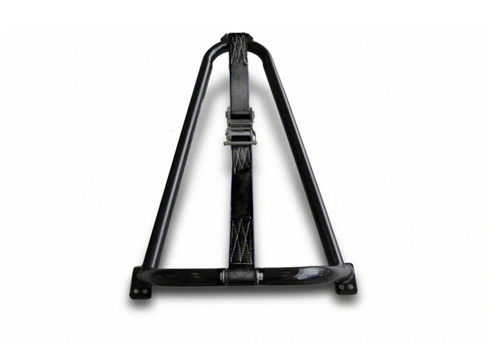 N-Fab Bed Mounted Tire Carrier; Textured Black (Universal; Some Adaptation May Be Required)