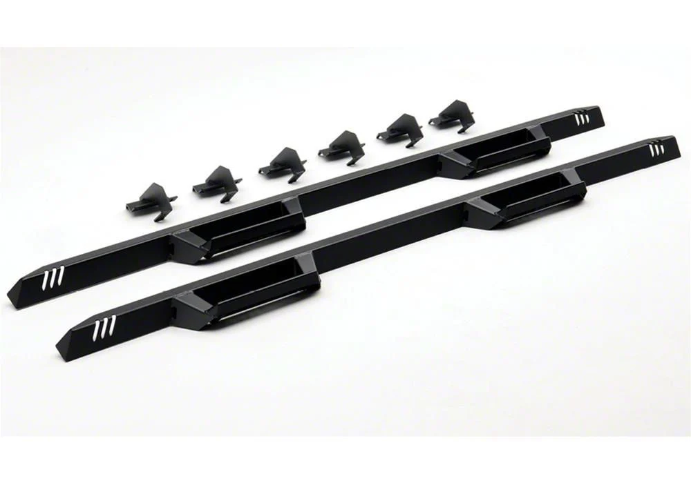 N-Fab EpYx Cab Length Nerf Side Step Bars; Textured Black (11-18 Silverado 3500 HD Extended/Double Cab)