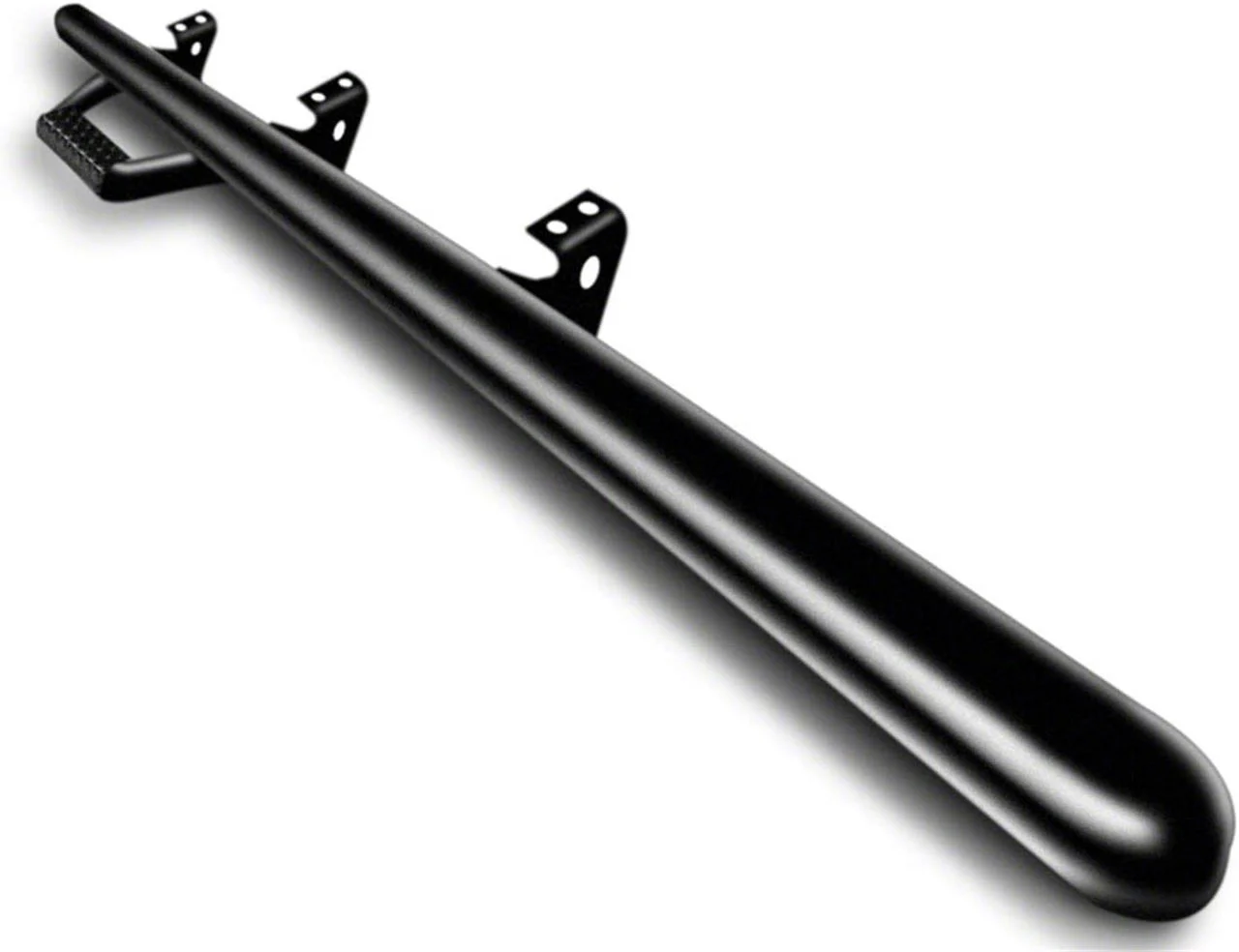 N-Fab Cab Length Nerf Side Step Bars; Textured Black (11-14 Silverado 3500 HD Regular Cab)