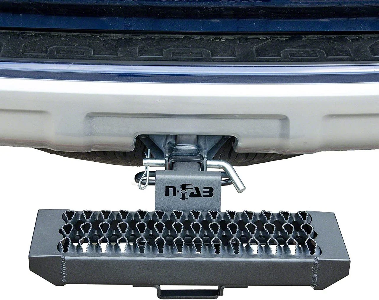 N-Fab Growler Hitch Step; Textured Black (Universal; Some Adaptation May Be Required)