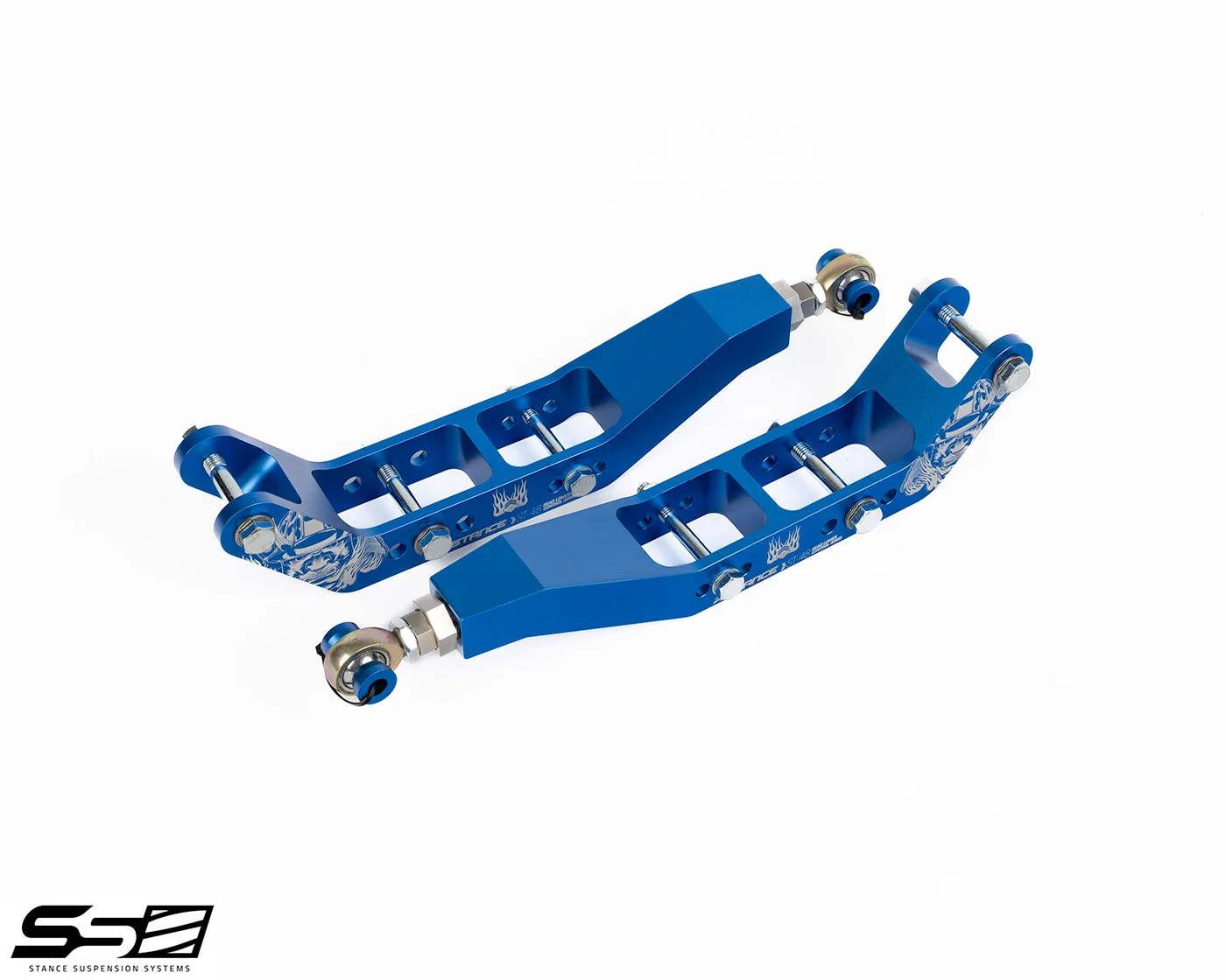 STANCE SUSPENSION FR-S/BRZ/WRX/STi /GR86 Rear Lower Control Arms V2.0 60MM Drop – Blue