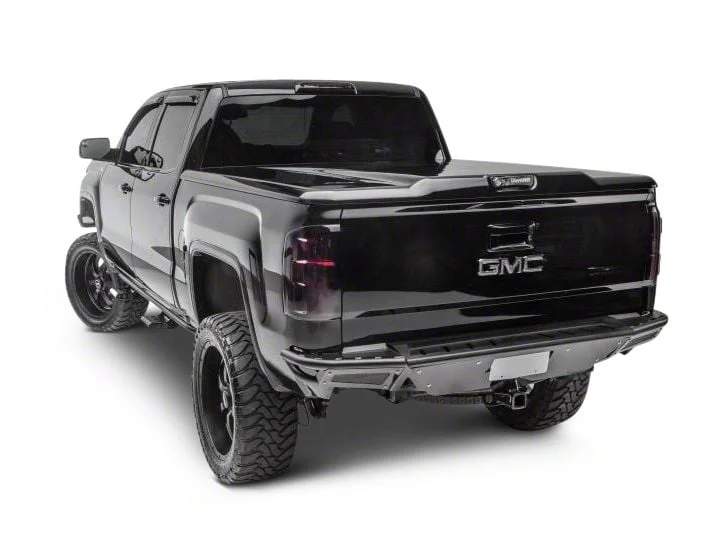 N-Fab R.B.S. Pre-Runner Rear Bumper with Skid Plate; Textured Black (14-18 Sierra 1500)