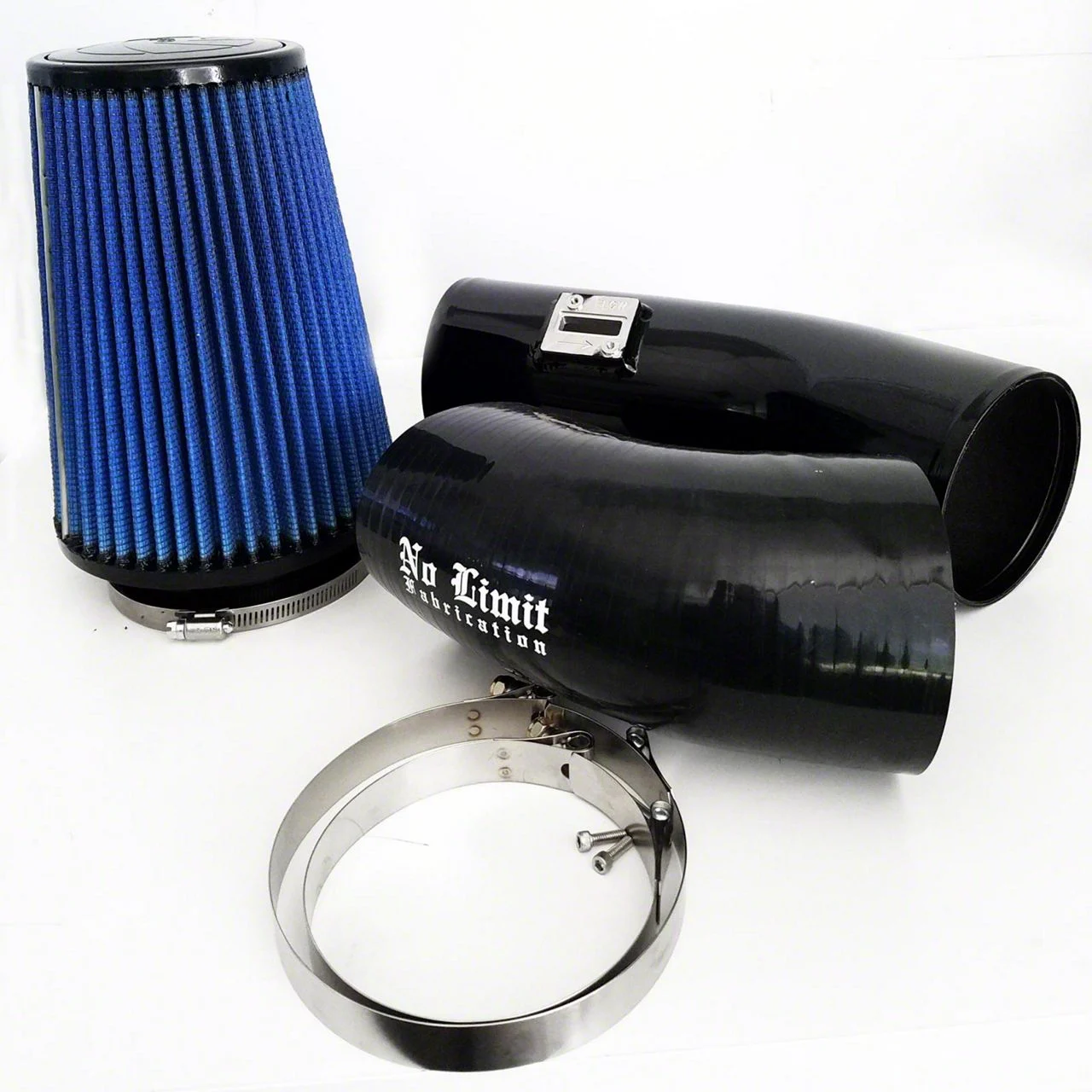 Stage 1 Cold Air Intake with Pro 5R Oiled Filter; Black (11-16 6.7L Powerstroke F-350 Super Duty)