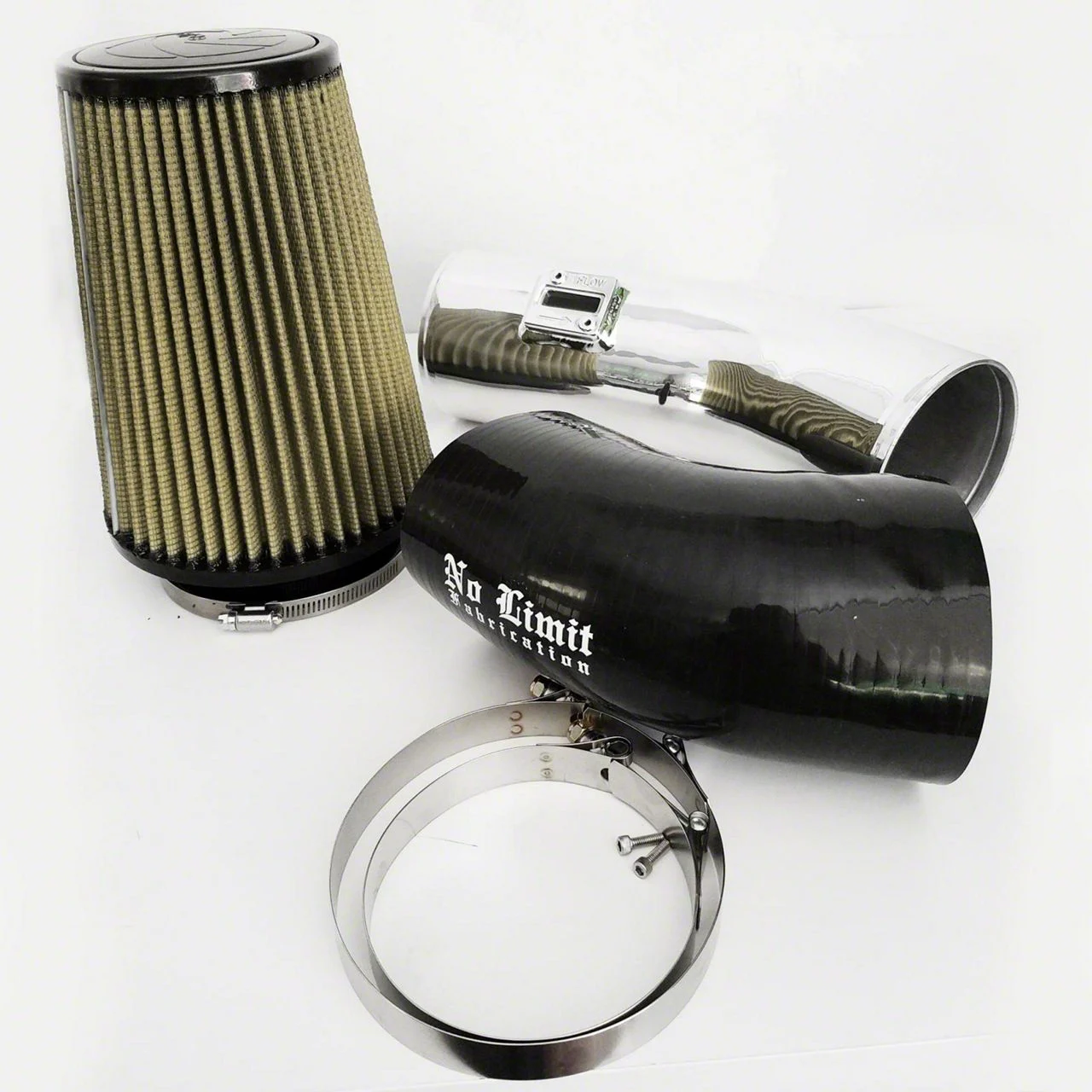 Stage 1 Cold Air Intake with Pro-GUARD 7 Oiled Filter; Polished (11-16 6.7L Powerstroke F-350 Super Duty)