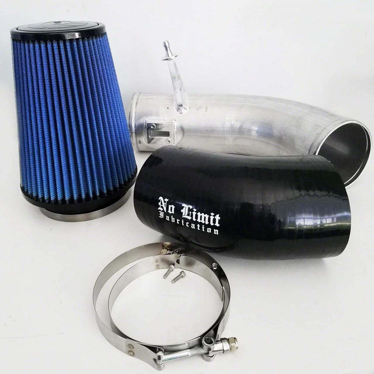 Stage 2 Cold Air Intake with Pro 5R Oiled Filter; Raw (11-16 6.7L Powerstroke F-350 Super Duty)