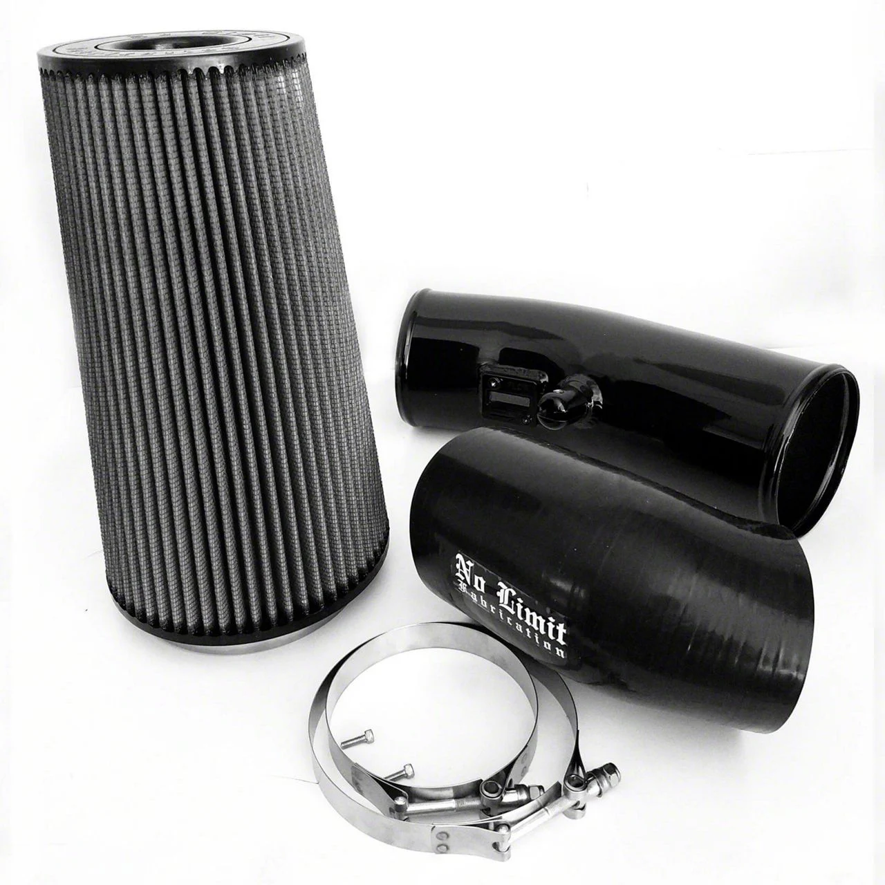 Stage 2 Cold Air Intake with Pro DRY S Filter; Black (11-16 6.7L Powerstroke F-350 Super Duty)