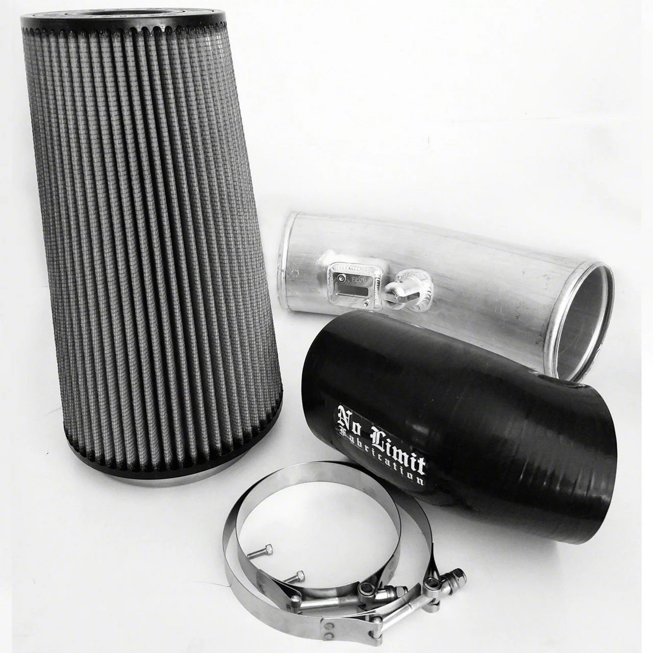 Stage 2 Cold Air Intake with Pro DRY S Filter; Raw (11-16 6.7L Powerstroke F-350 Super Duty)