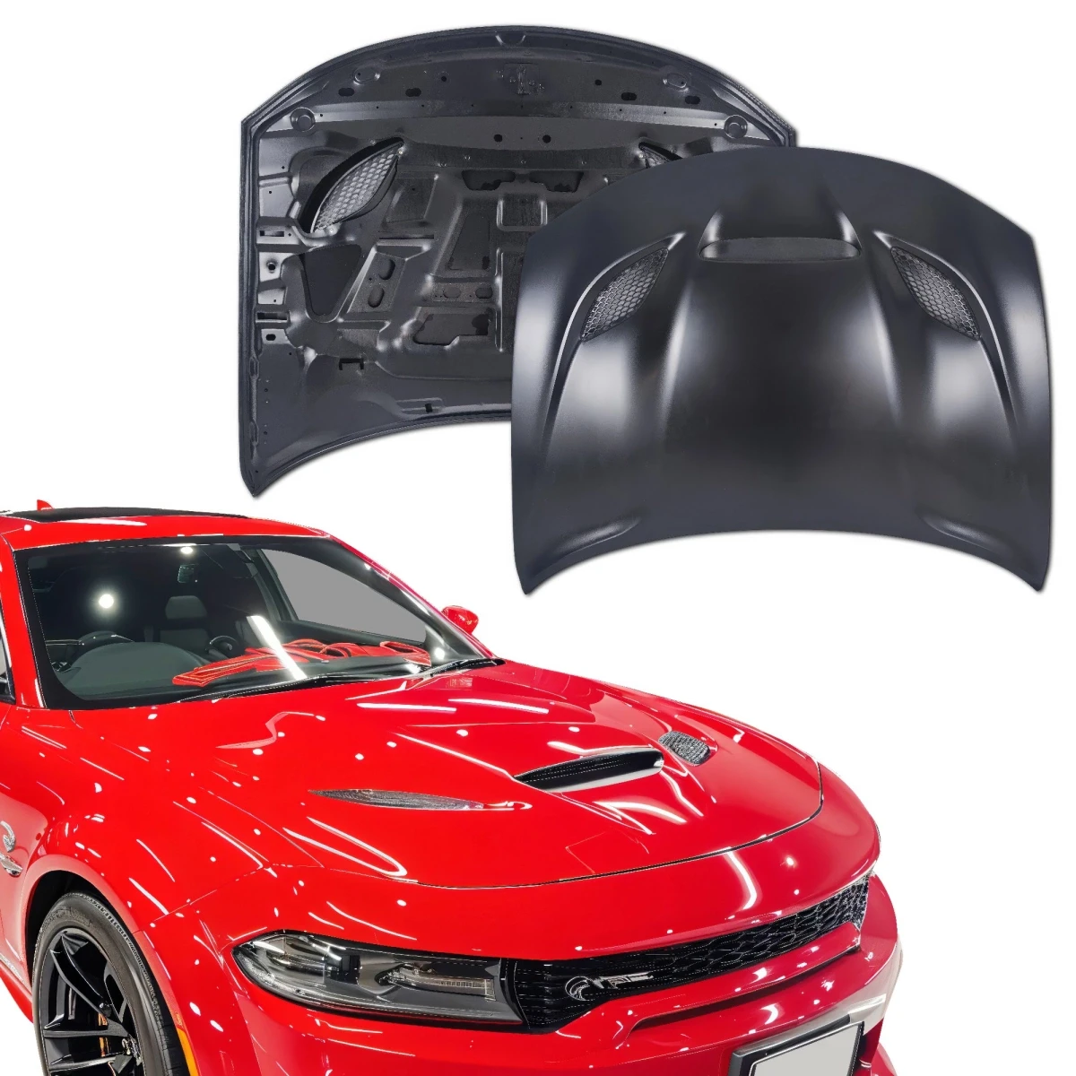 OEREP Steel Dodge Charger SRT Hellcat 2015- Hood