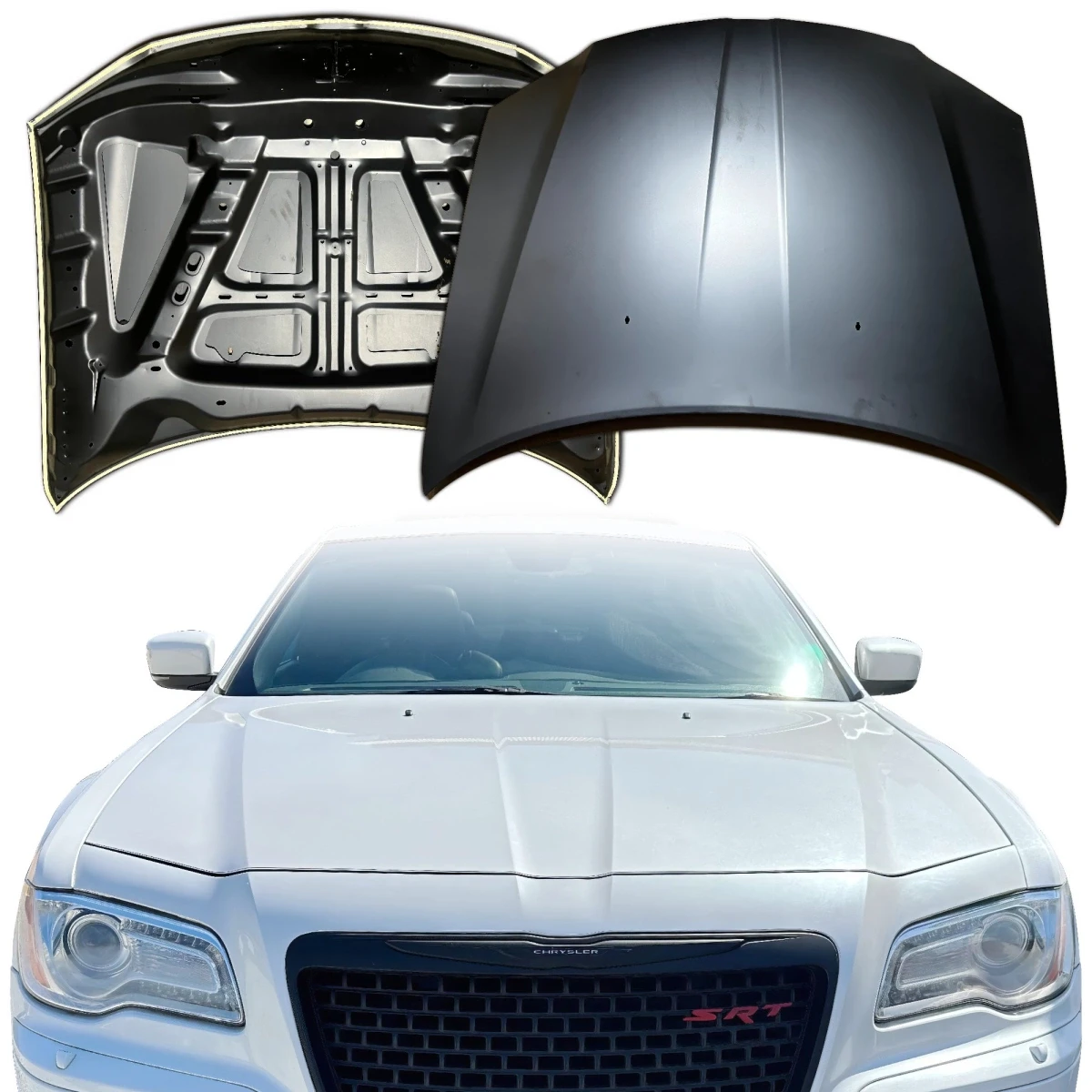 OEREP Steel Chrysler 300C 3-Vent Hood 2011-2023 Ram Air
