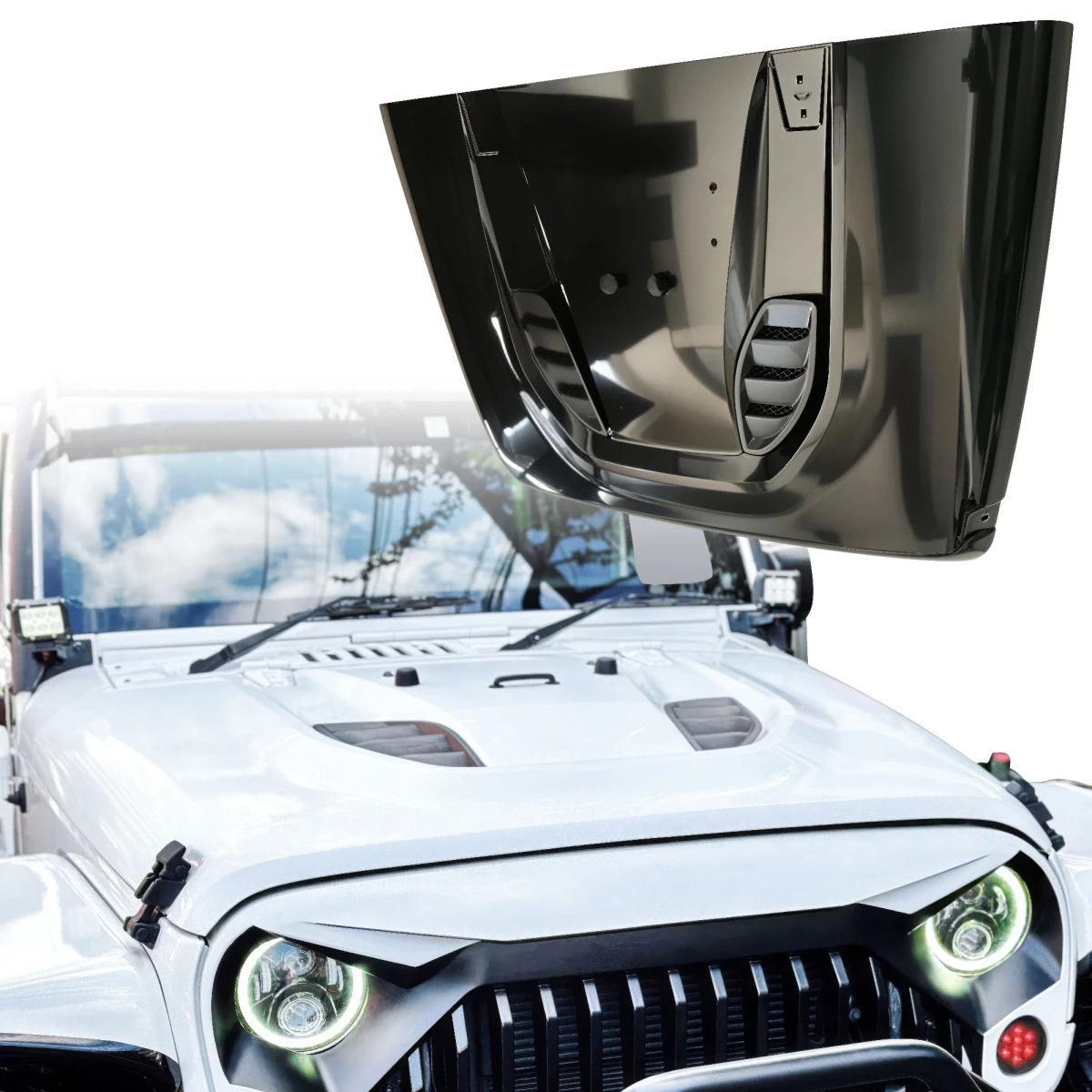 OEREP Steel Jeep Wrangler JK 10th Anniversary Hood | 2007-2018