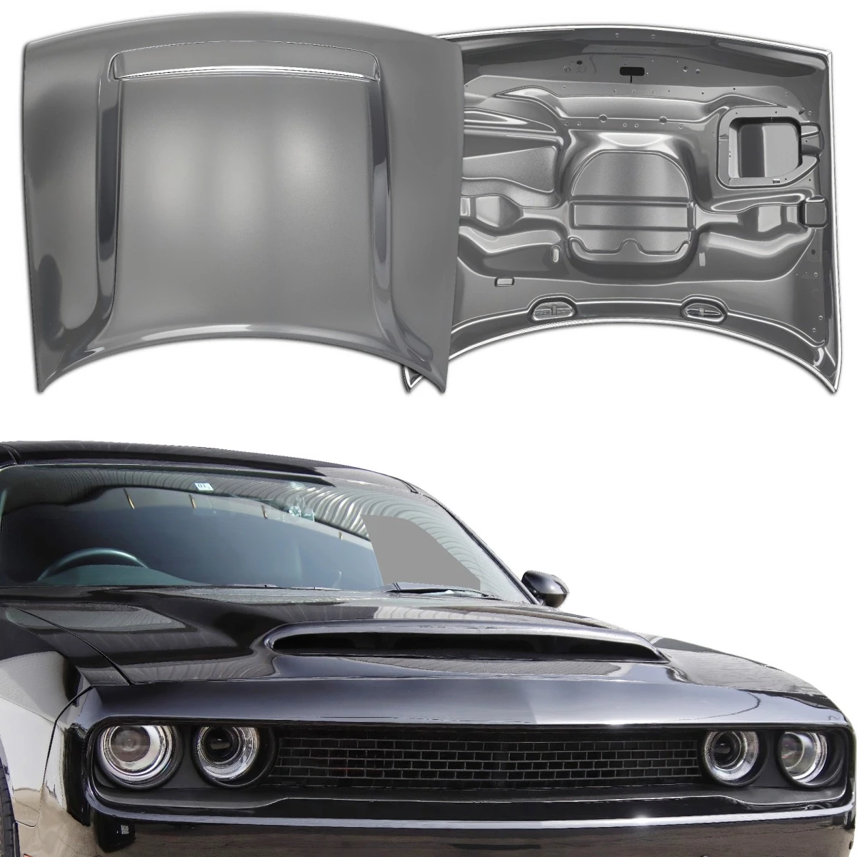Steel Demon Hood > Dodge Challenger 2008-2023 - 300104