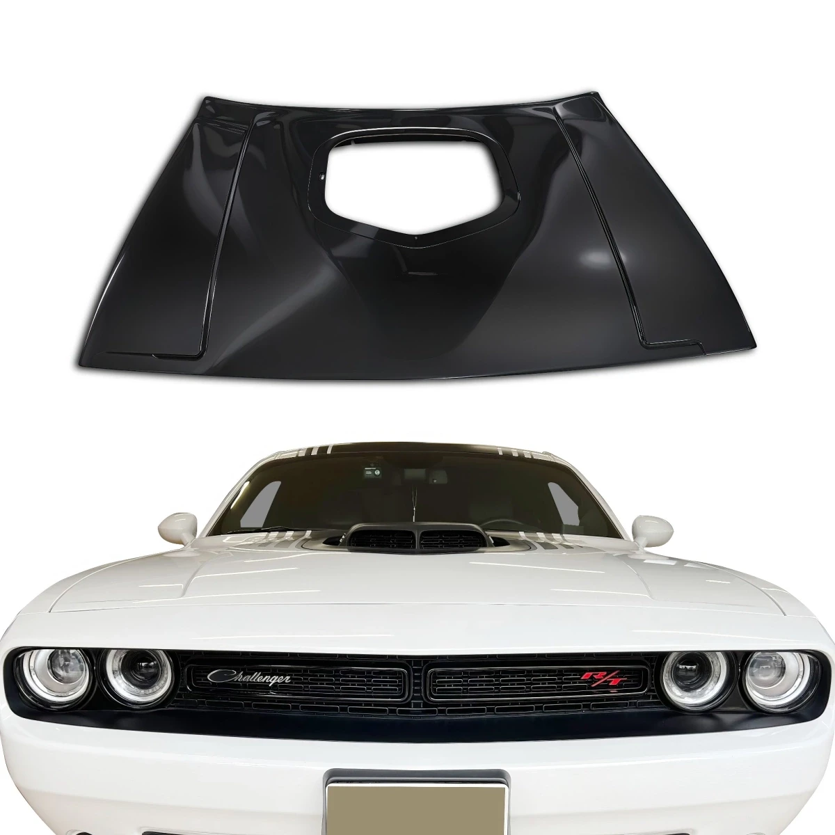 Steel Shaker Hood > Dodge Challenger 2008-2023 - 300105