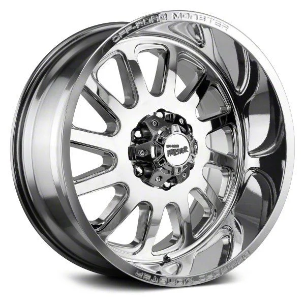 Off Road Monster M17 Chrome 6-Lug Wheel; 22x12; -44mm Offset (19-23 Ranger)