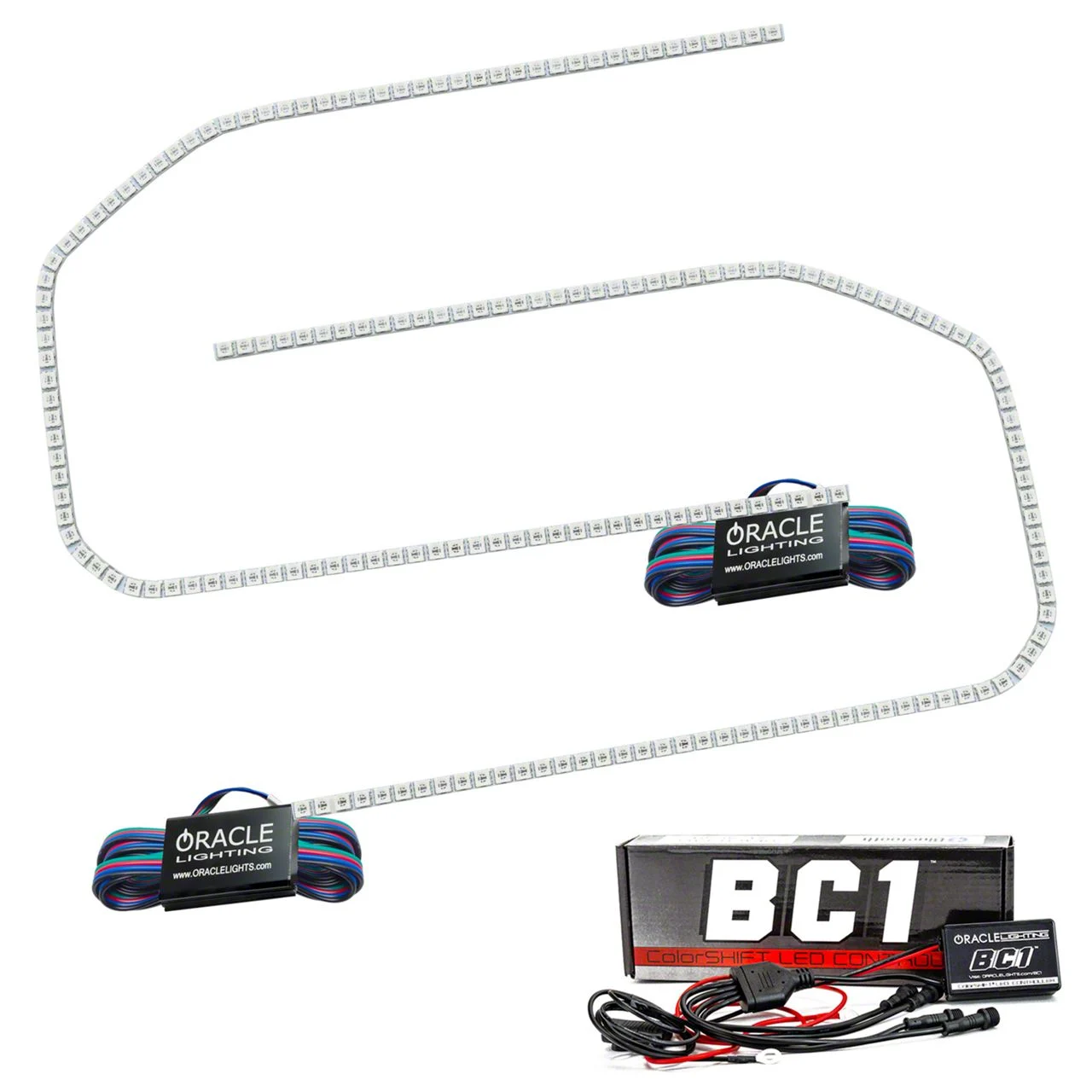 Oracle ColorSHIFT Headlight DRL Upgrade Kit; BC1 RGB Controller (16-18 Sierra 1500)
