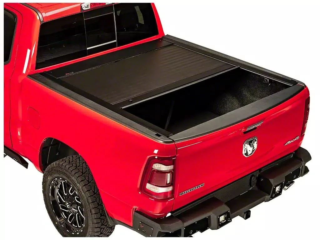 Pace Edwards JackRabbit Retractable Bed Cover; Gloss Black (19-26 RAM 1500 w/ 5.7-Foot Box & RAM Box)