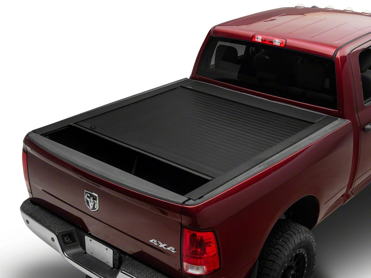 Pace Edwards JackRabbit Retractable Bed Cover; Matte Black with ArmorTek Vinyl Deck (10-26 RAM 2500)