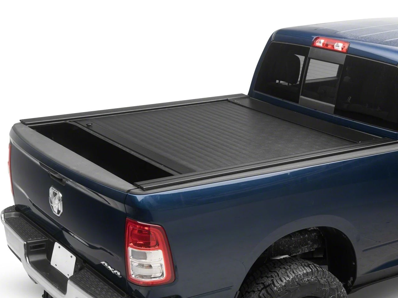 Pace Edwards JackRabbit Retractable Bed Cover; Matte Black with ArmorTek Vinyl Deck (10-26 RAM 3500)