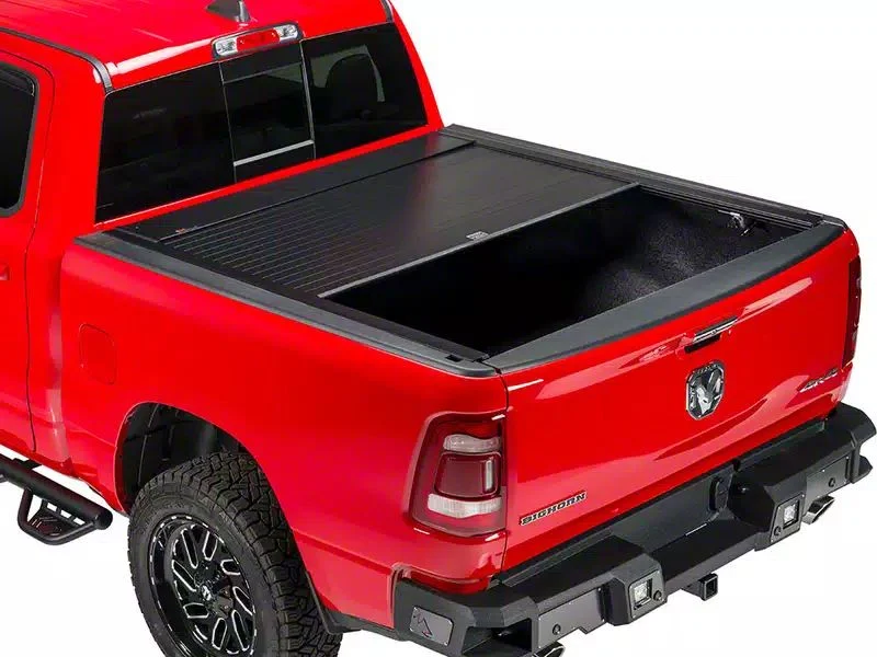Pace Edwards BedLocker Electric Retractable Bed Cover; Gloss Black (20-26 Sierra 2500 HD w/ 6.90-Foot Standard Box)
