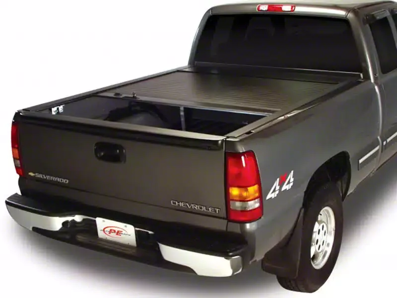 Pace Edwards JackRabbit Retractable Bed Cover; Gloss Black (07-14 Sierra 2500 HD)