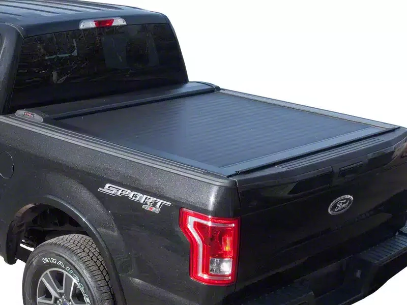 Pace Edwards SwitchBlade Retractable Bed Cover; Gloss Black with ArmorTek Vinyl Deck (15-19 Silverado 2500 HD)