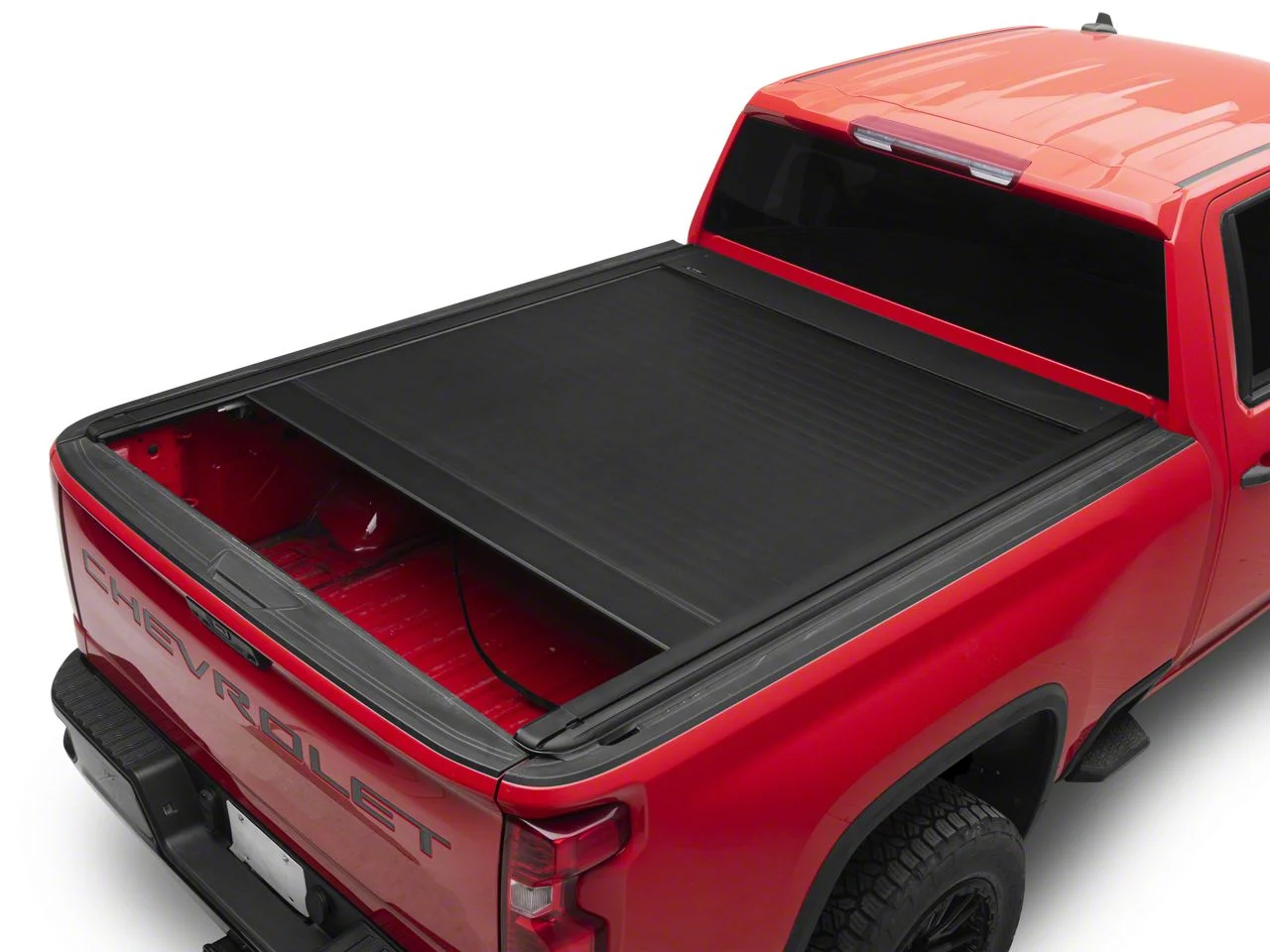 Pace Edwards UltraGroove Retractable Bed Cover; Matte Black (20-26 Silverado 3500 HD w/ 6.90-Foot Standard Box)