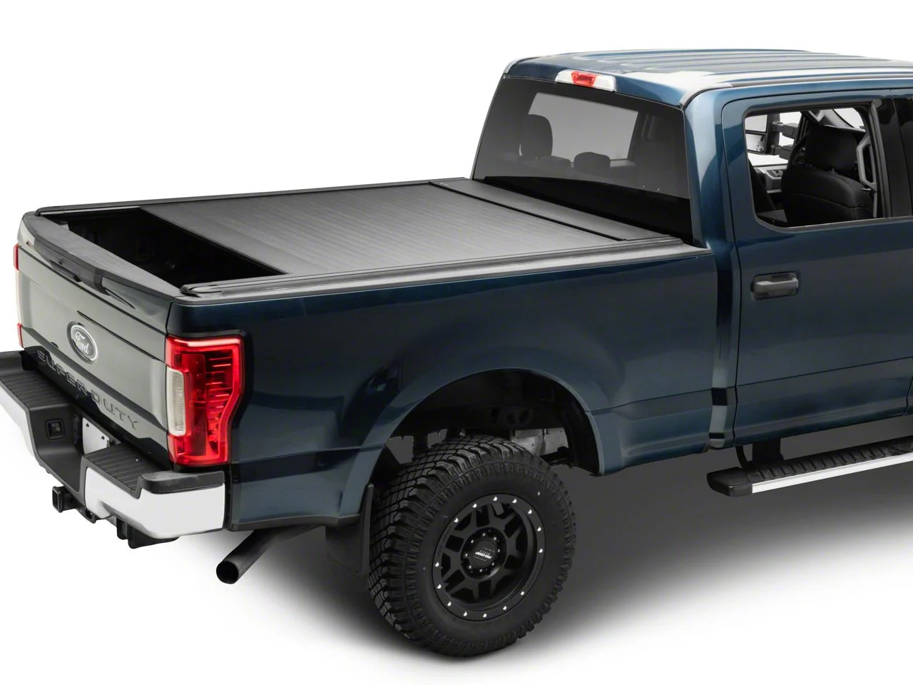 Pace Edwards UltraGroove Electric Retractable Bed Cover; Matte Black (17-26 F-250 Super Duty)