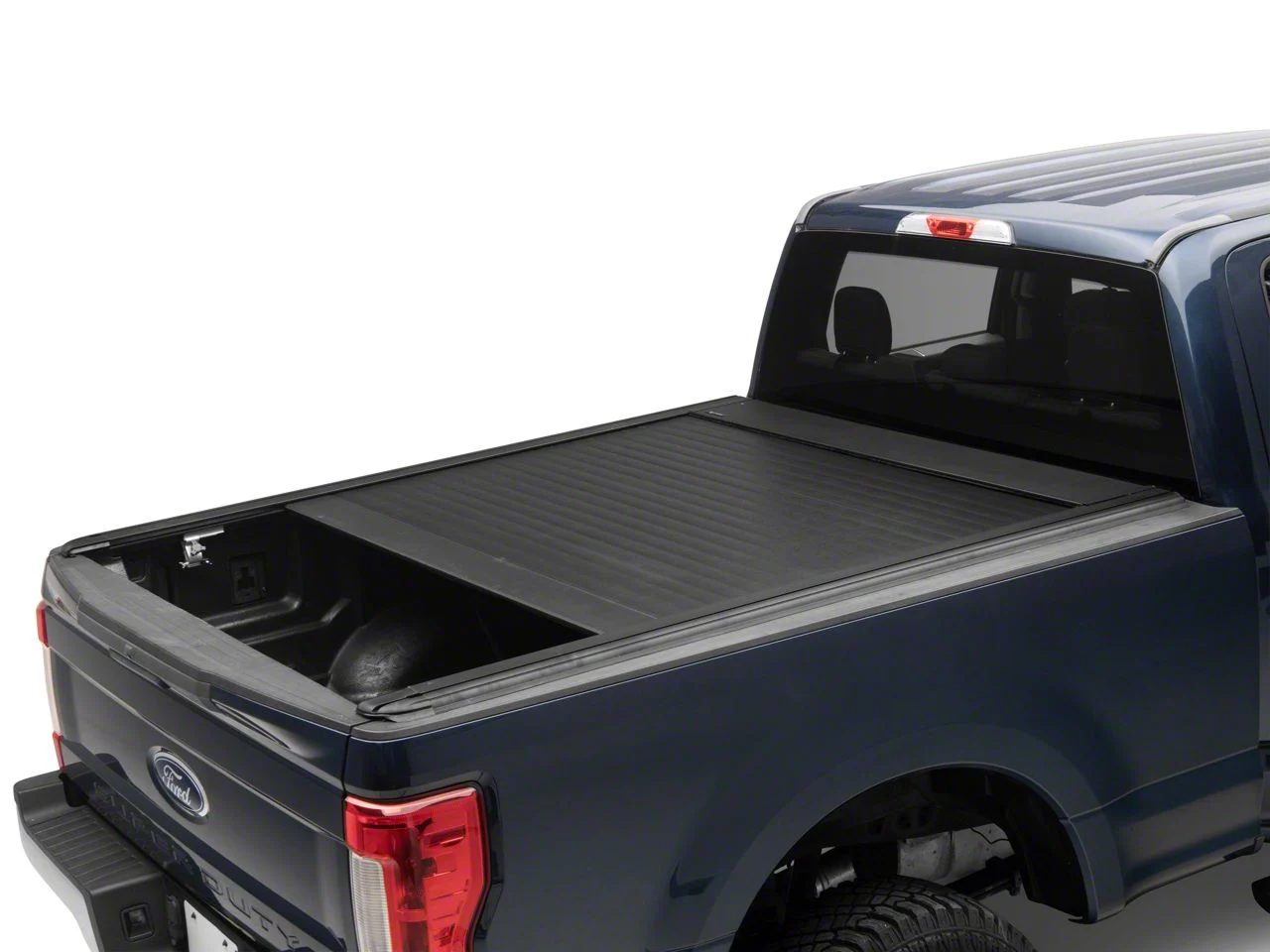 Pace Edwards UltraGroove Retractable Bed Cover; Matte Black (17-26 F-250 Super Duty)