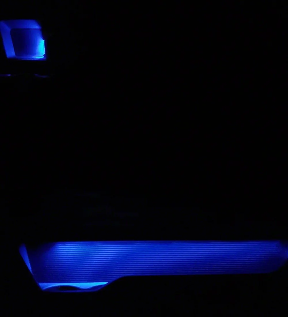 Paragoptics Factory Ambient Lighting Upgrade; True Blue (19-20 RAM 3500 Laramie Crew Cab w/ Factory Dash Lighting; 19-26 RAM 3500 Limited, Longhorn Crew Cab w/ Factory Dash Lighting)