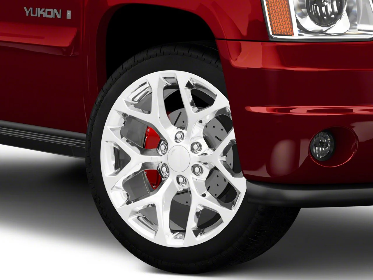 PR176 Chrome 6-Lug Wheel; 22x9; 24mm Offset (07-14 Yukon)