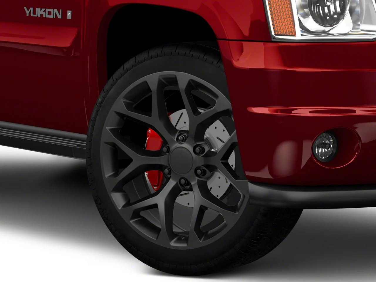 PR176 Matte Black 6-Lug Wheel; 24x10; 24mm Offset (07-14 Yukon)