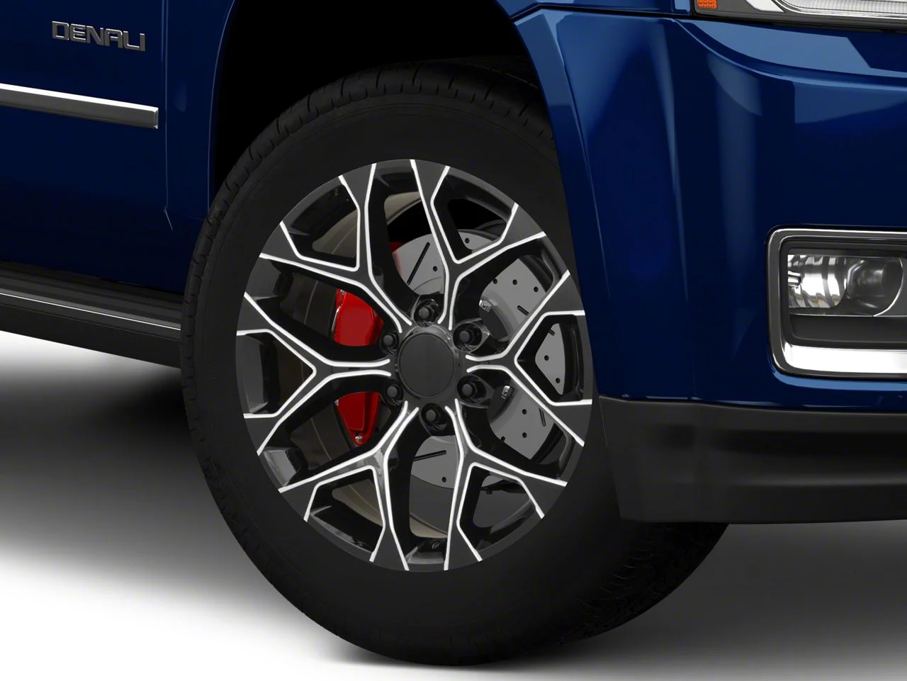 PR176 Gloss Black Milled 6-Lug Wheel; 20x9; 24mm Offset (15-20 Yukon)