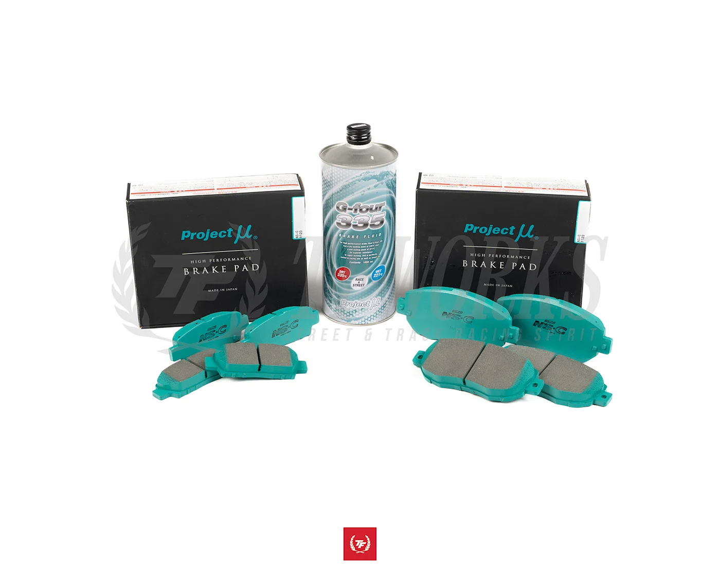 Project Mu Type NS Brake Pad Package for Toyota JZX100 / Mark II / Cresta