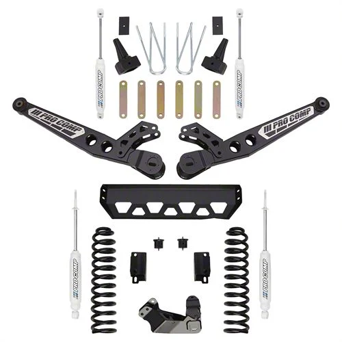 Pro Comp Suspension 4-Inch Stage 2 Suspension Lift Kit with ES9000 Shocks (17-22 4WD 6.7L Powerstroke F-350 Super Duty)