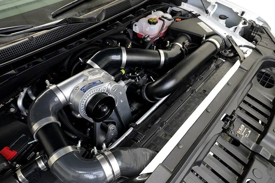 Procharger High Output Intercooled Supercharger Complete Kit with P-1SC; Satin Finish (19-26 6.2L Sierra 1500)