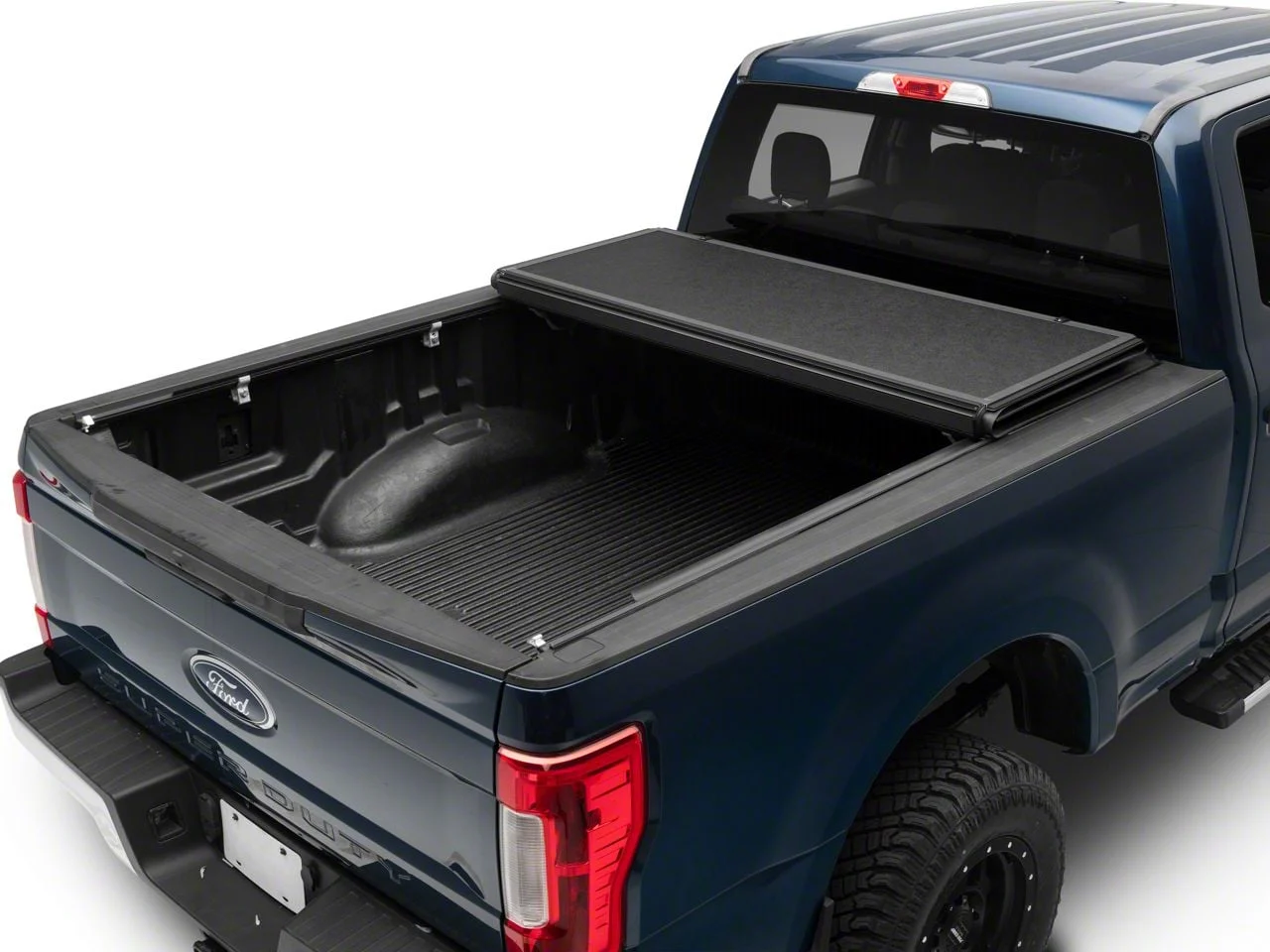 Proven Ground Low Profile Hard Tri-Fold Tonneau Cover (17-26 F-250 Super Duty w/ 6-3/4-Foot Bed)
