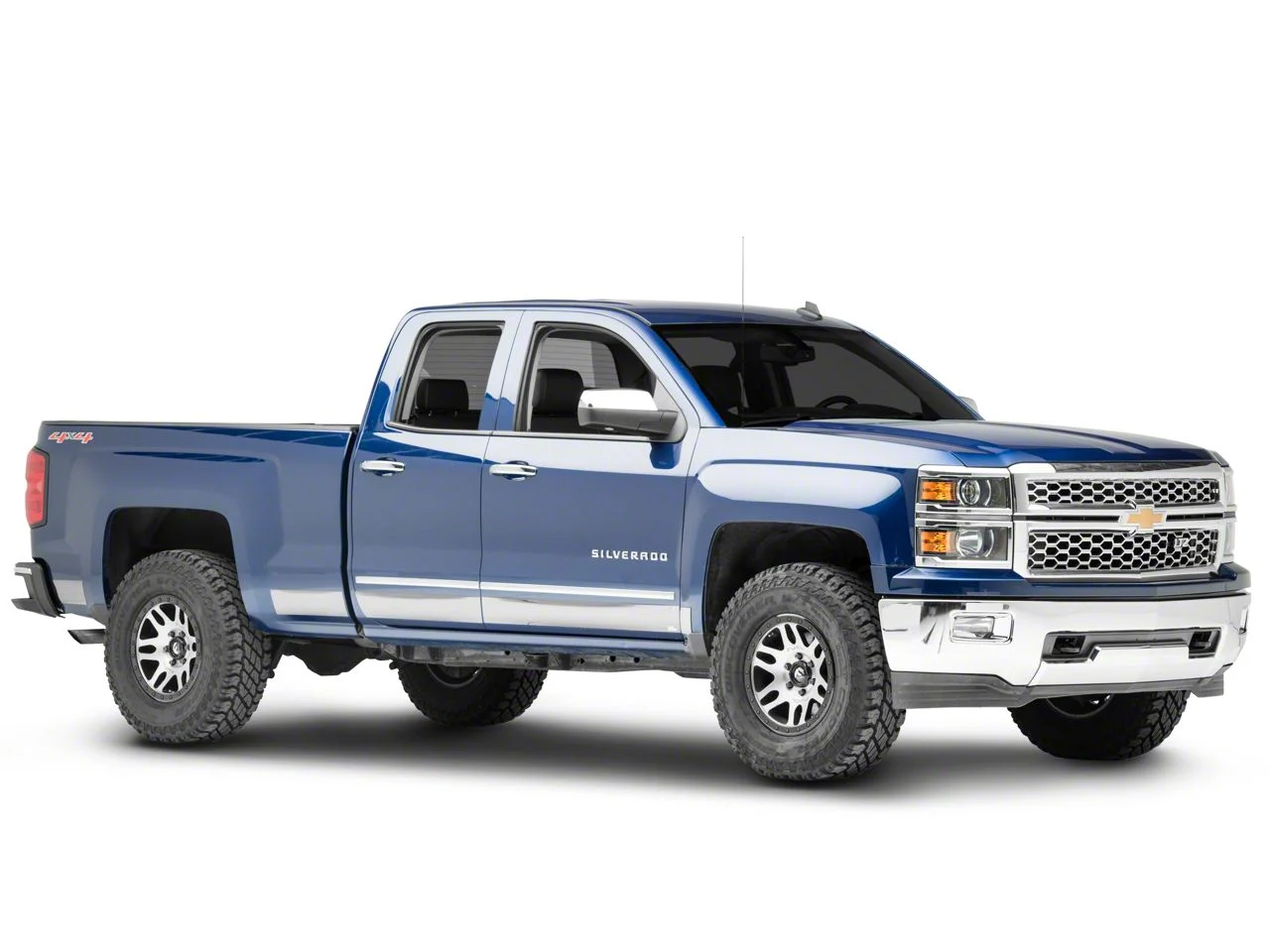 Putco Black Platinum Rocker Panels (14-18 Silverado 1500)