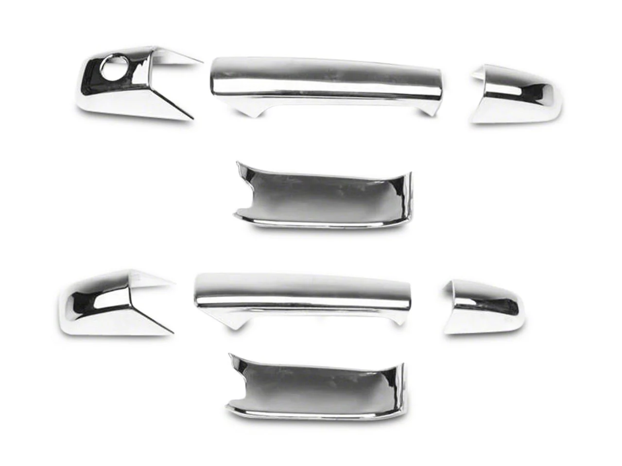 Putco Chrome Door Handle Covers without Passenger Keyhole (07-13 Sierra 1500)