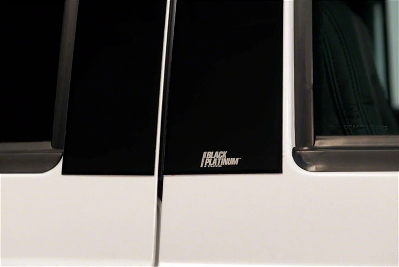 Putco Black Platinum Pillar Posts (17-22 F-350 Super Duty Regular Cab)