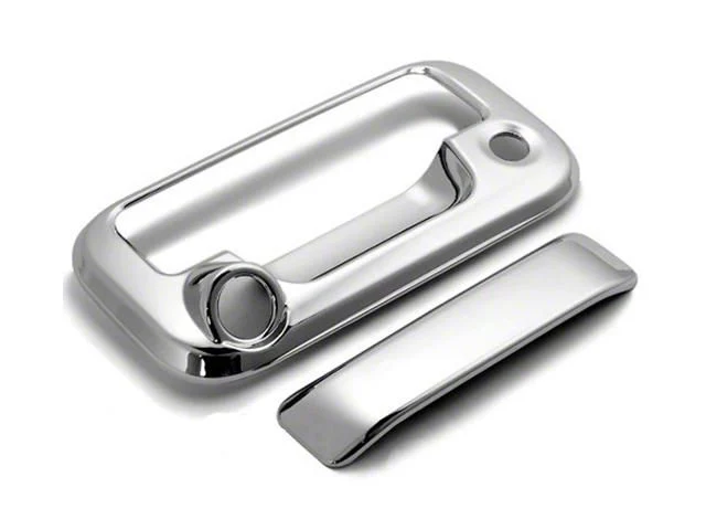 Tailgate Handle Cover; Chrome (11-16 F-350 Super Duty)