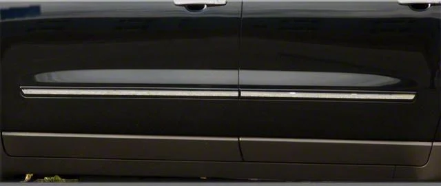 Rocker Panel Insert Trim; Stainless Steel (07-13 Sierra 1500 Regular Cab)