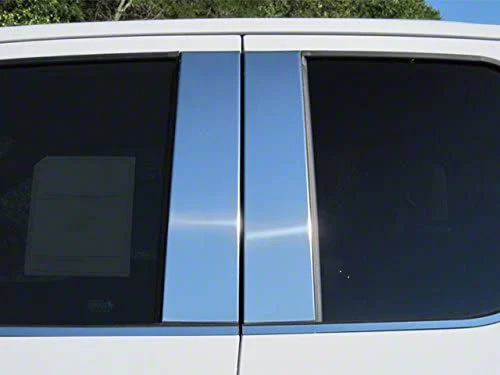 Body Molding Insert Trim Kit; Stainless Steel (14-18 Silverado 1500 Double Cab)
