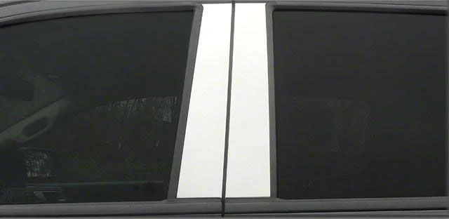 Pillar Post Trim; Stainless Steel (11-16 F-250 Super Duty SuperCab)