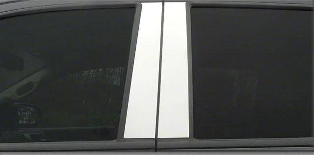 Pillar Post Trim; Stainless Steel (11-16 F-250 Super Duty)