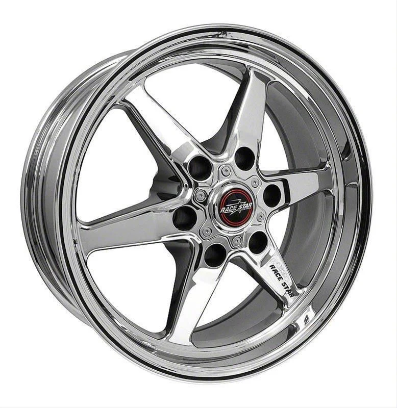 Race Star 93 Truck Star Chrome 6-Lug Wheel; Front Only; 17x4.5; -25.4mm Offset (07-13 Sierra 1500)