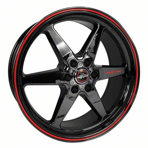 Race Star 93 Truck Star Black Chrome 6-Lug Wheel; Front Only; 17x4.5; -25.4mm Offset (07-14 Yukon)