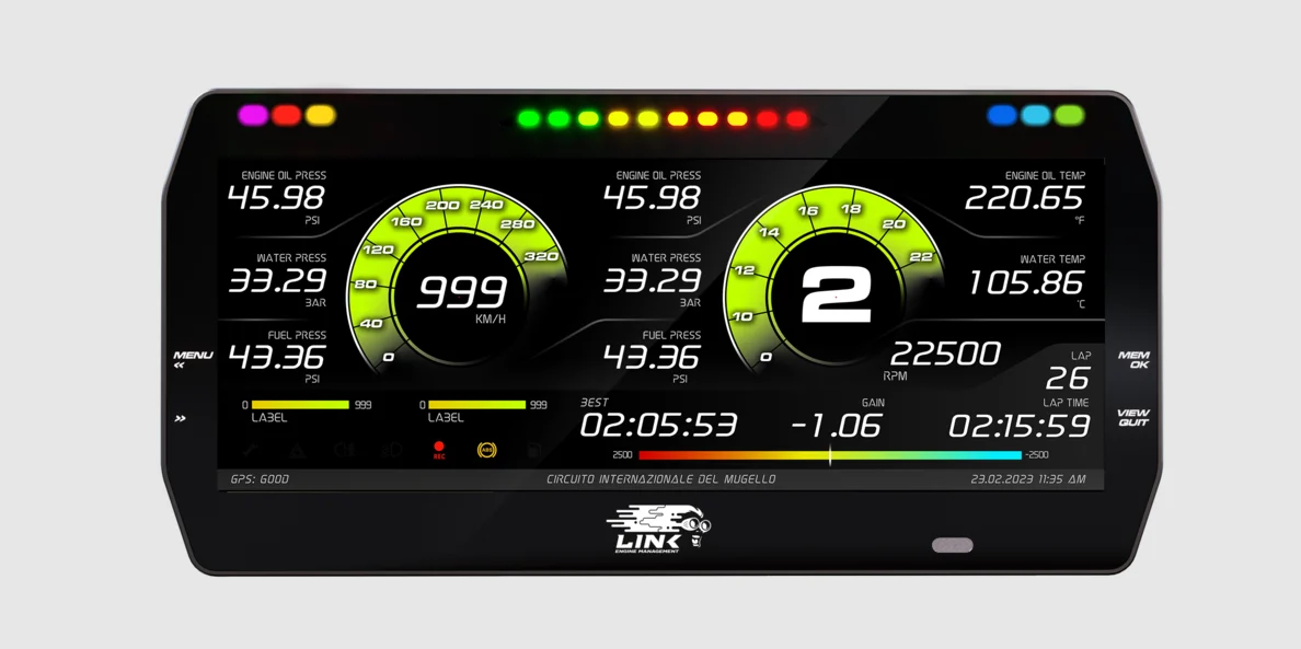 Link ECU MXT Strada 10" Dash - Race Edition