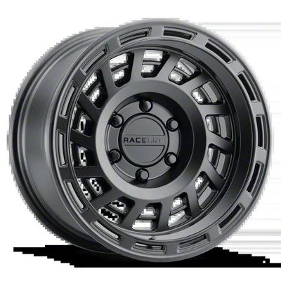 Raceline Halo Satin Black 6-Lug Wheel; 17x8.5; 0mm Offset (07-14 Yukon)